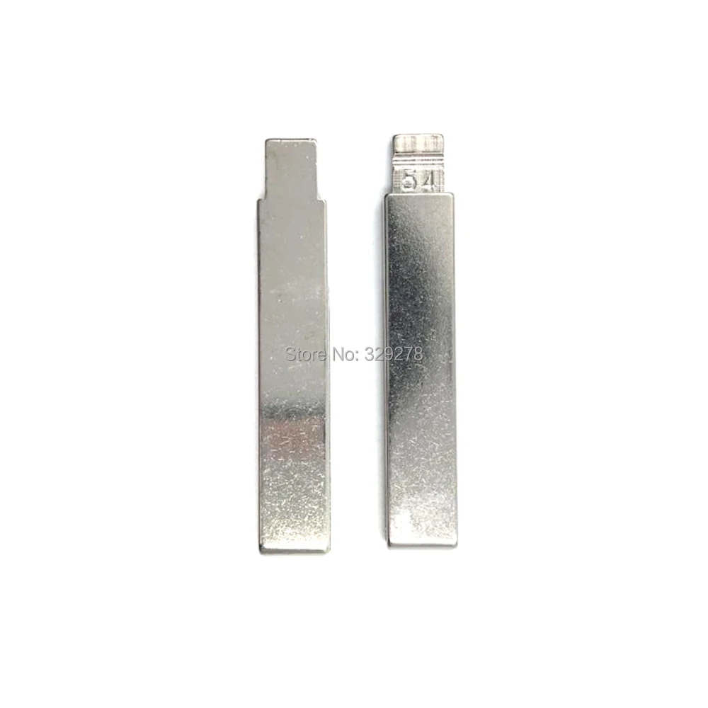 

10pcs/lot No.54 HCA/HU83 Modified Key Blade Fit For Citroen Peugeot Flip Folding Car Key Blank 54# With Groove