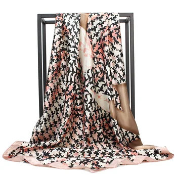 

Summer spring women large square scarfs for ladies Printing Leopard women head scarf travel beach shawl fashionable hijab scarf