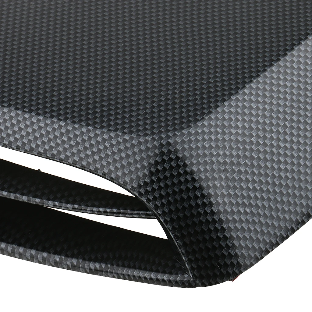 1 Pcs Universal Car Hood Decor Decorative Air Flow Intake Scoop Turbo Bonnet Vent Cover ABS Plastic 12.8*9.8*2 Inch Car Styling