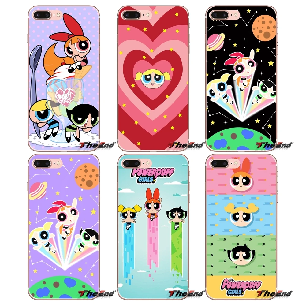 

For Huawei Honor 5A LYO-L21 Y6 II Compact Y5 2 Y5II Mate 10 Lite Nova 2i 9i Fundas Transparent Soft Cover lovely Powerpuff Girls