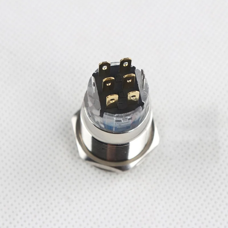 YOLO 19 мм водонепроницаемый 8 контактов два открытых двух закрытых led