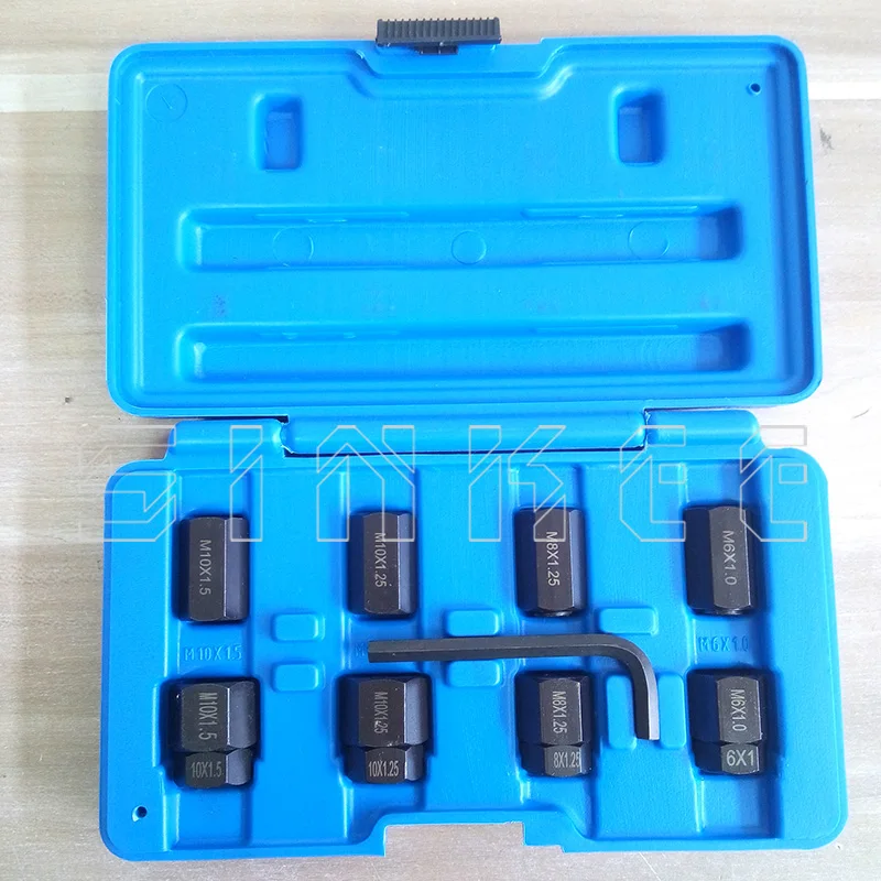 

9pcs Stud Extractor Remover Installer Socket Set Roller Tool SK1558