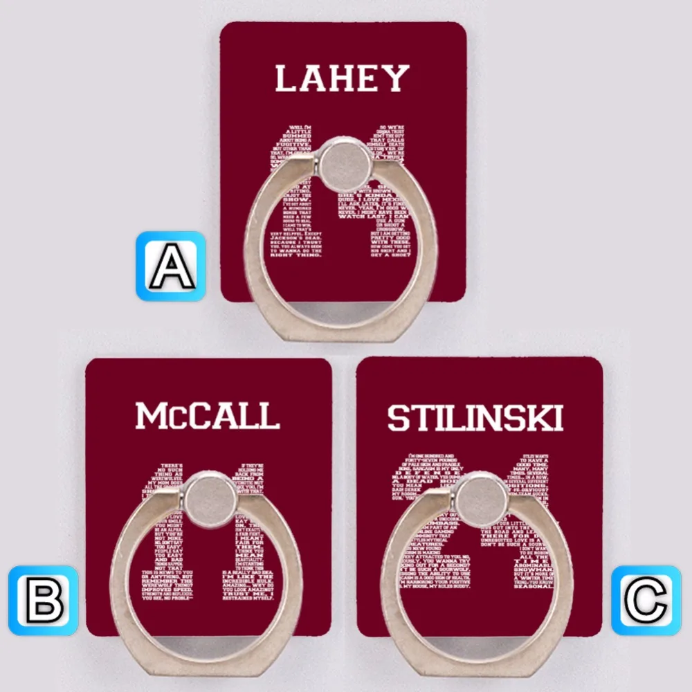 

Teen Wolf Lahey Stilinski Mccall Cell Mobile Phone Holder Ring Mount Universal Rotate