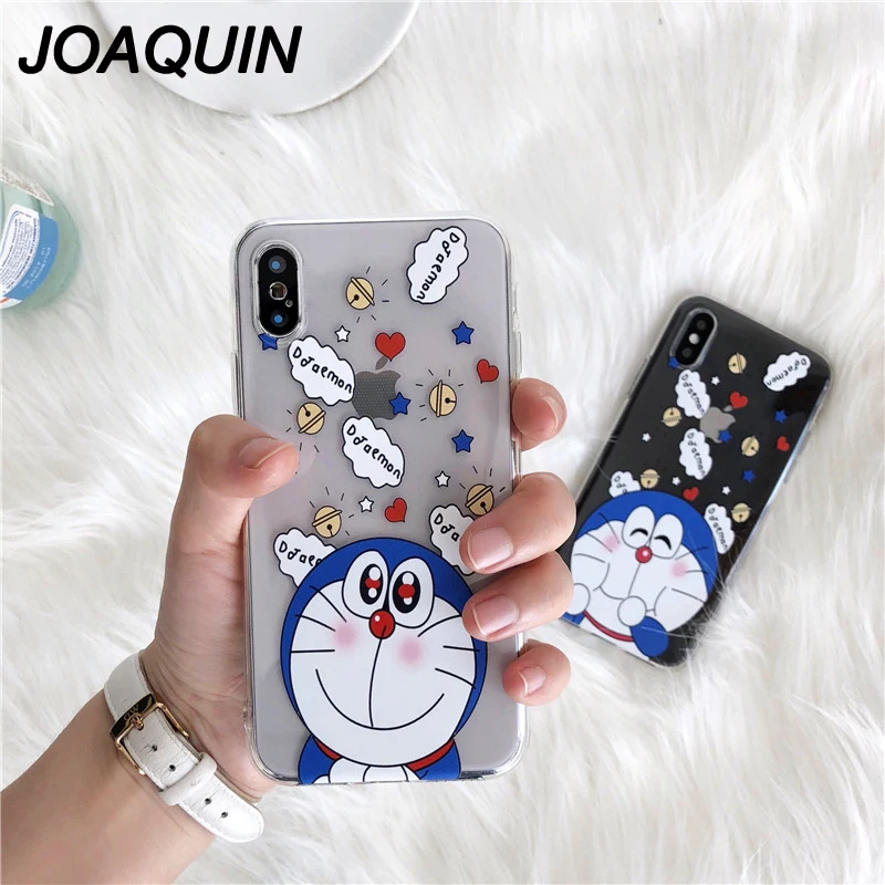 Fashion Cute Doraemon Soft TPU Transparent Case Cover For Apple iPhone X XR XS Max 8 7 6 6S Plus Capa |