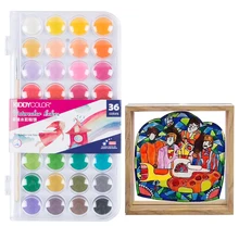 Акриловая краска ing рамка с 36 цветов твердая краска набор для краски ing Art& School поставка
