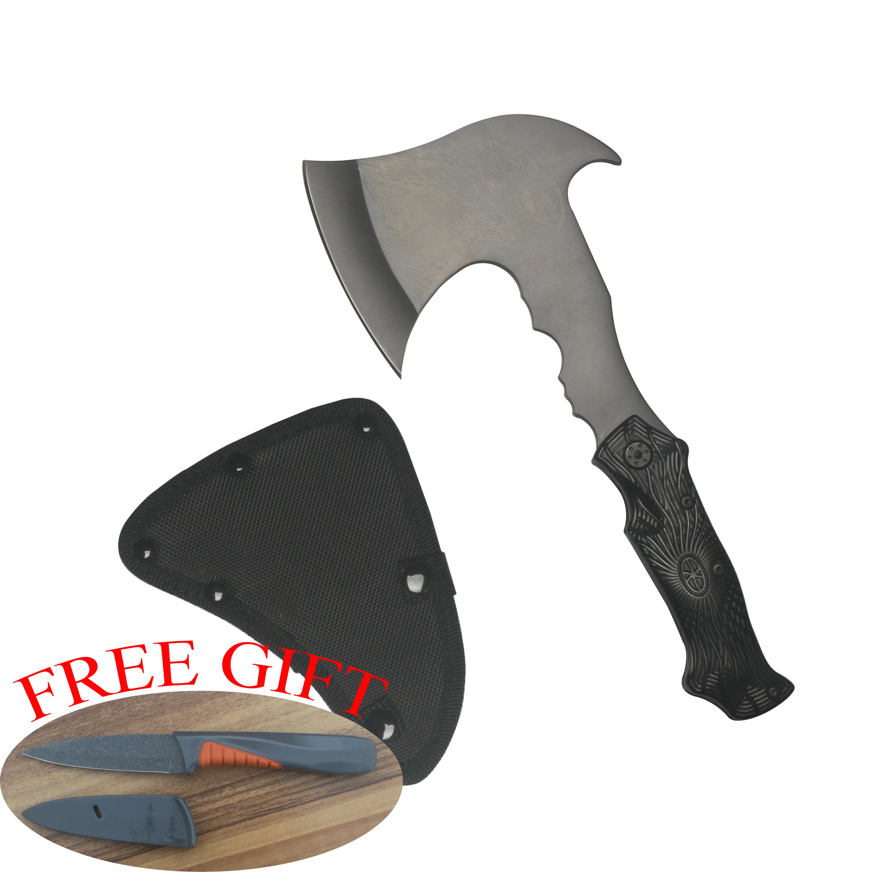 

GKW Outdoors hot sale outdoor camping survival fire axe eagle print mountain tactical tomahawk axe field tools hatchet