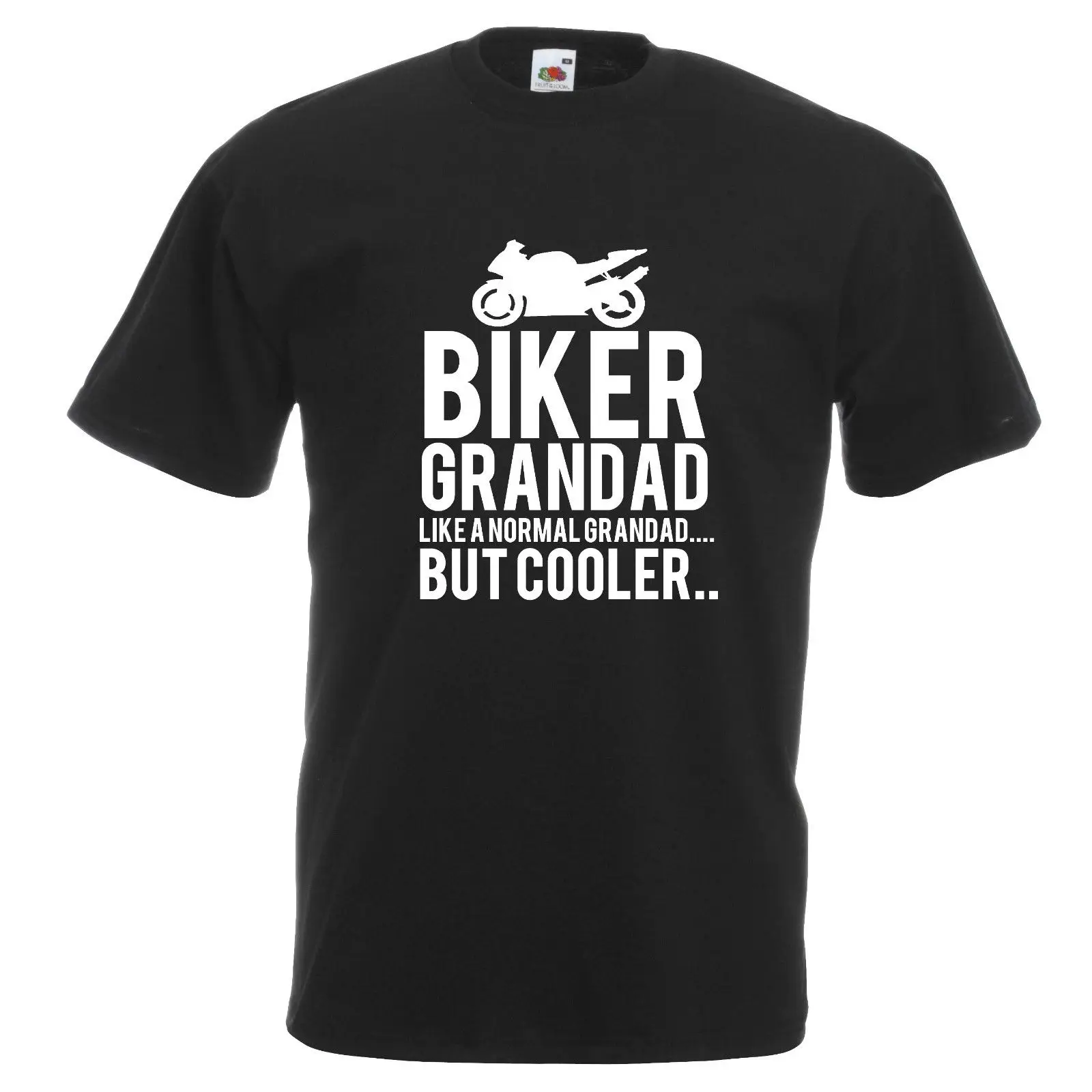 

Men's High Quality Tees Funny Biker T Shirt Grandad Tee Tshirt Motorbike Race Gift Biker Motorcycle Cool O-Neck Teenage T-Shirt