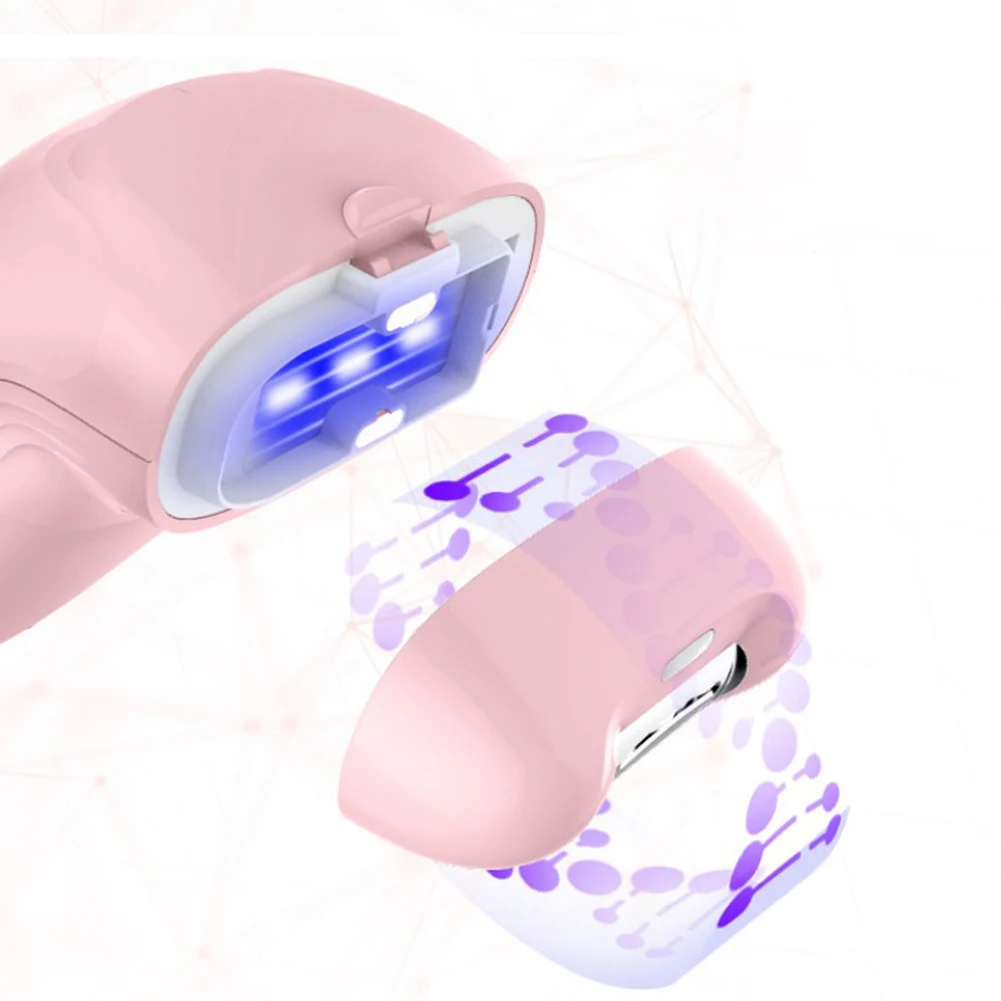 USB Электрический триммер для ногтей детские ножницы для младенцев Уход за ногтями безопасный клипер для ногтей резак с ночным светом для детей младенцев