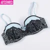 ARTDEWRED Floral Lace Bras For Women Pink Bow Brassiere Plus Size Bralette 30 32 34 36 38 40 B C Cup Sexy Lingerie ► Photo 2/4
