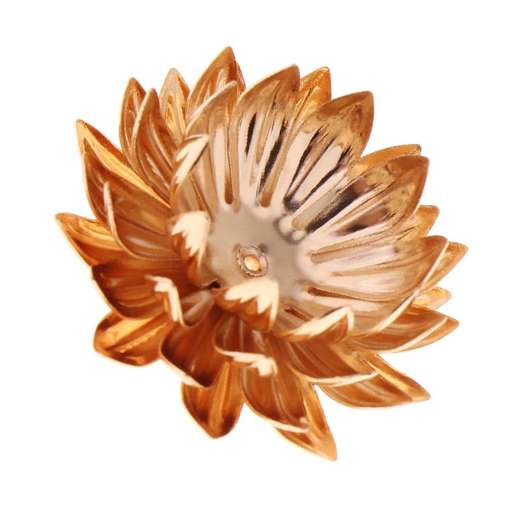 1 piece copper flower for bead cap flatback embellishment decors