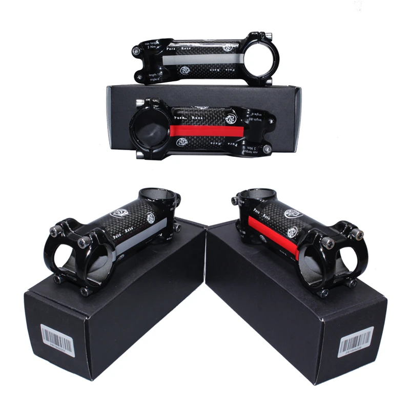 

2017 hot PURARAZA aluminum + carbon fiber riser / rod Stem Scale-free carbon fiber Bicycle ultra-light Stemcarbon handle ultra