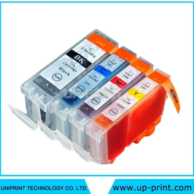 До 8 шт. BCI 3 6 совместимые картриджи для Canon PIXMA3000/6000/6100/6200/6500/S50/400/400sp/450/500/600/630|ink