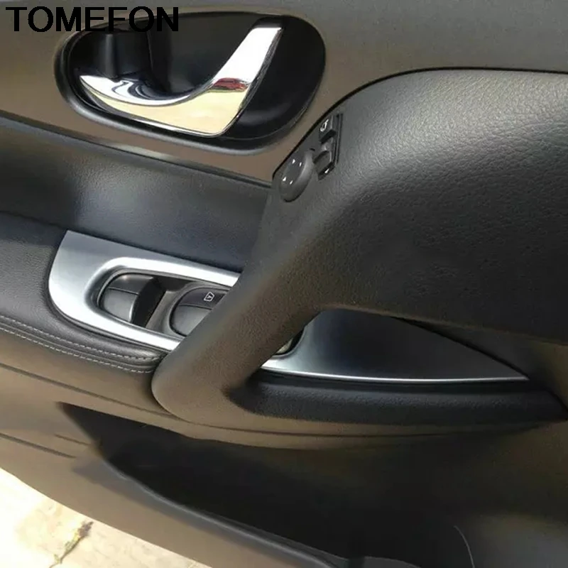 TOMEFON для Nissan Qashqai J11 дверь подлокотник окно стекло переключатель кнопка панель Крышка отделка Аксессуары ABS