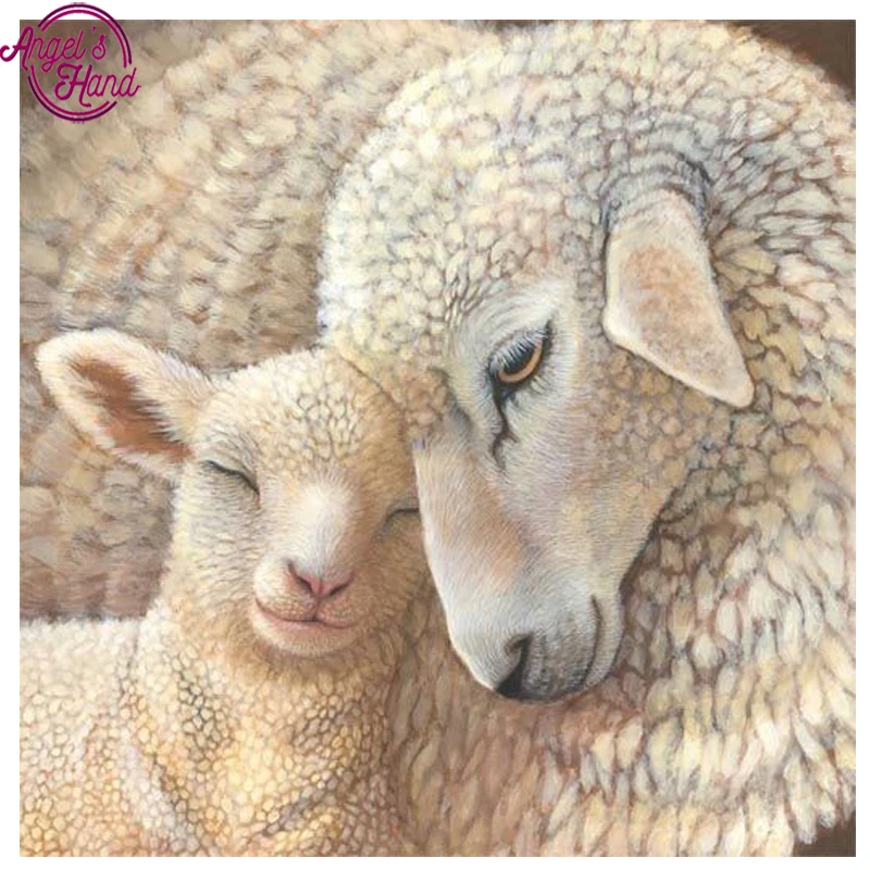 картина овечки