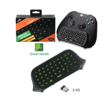 2,4G мини беспроводная Клавиатура Chatpad для Xbox One/Xbox One S контроллер геймпад Joy-con с зеленой подсветкой
