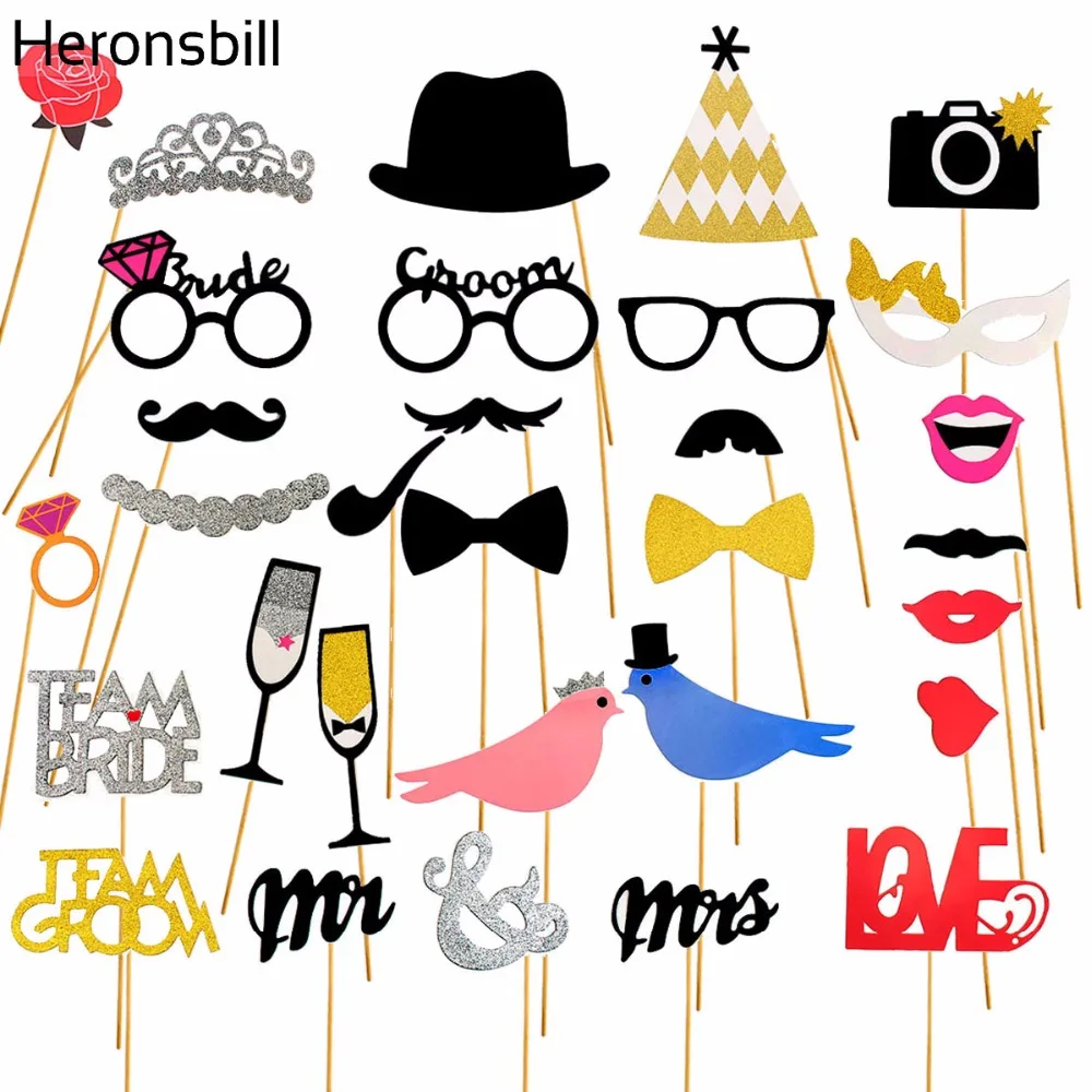 Реквизит для фотосессии Heronsbill свадебные украшения Деревенское украшение стола Mr