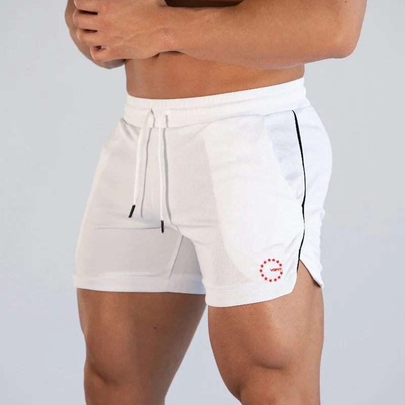 

New Brand Men's Running Shorts Summer Mesh Quick Dry Marathon Shorts Gym Jogging Slim fit Fitness Sport Shorts with Pocket