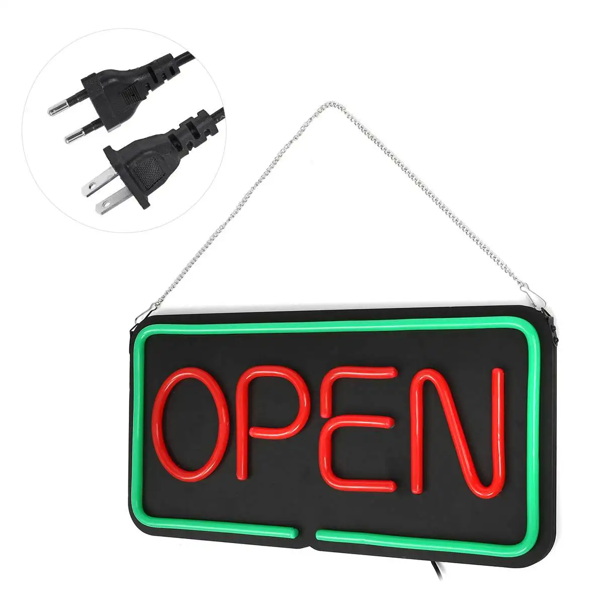 

AC 100-240V OPEN LED Neon Sign Light Hanging Bar Party Store Visual Artwork Lamp Decoration Commercial Lighting Neon Light Board