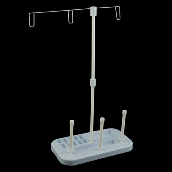 

Plastic Three Cone Spools Thread Stand Holder for Sewing Machines Serger