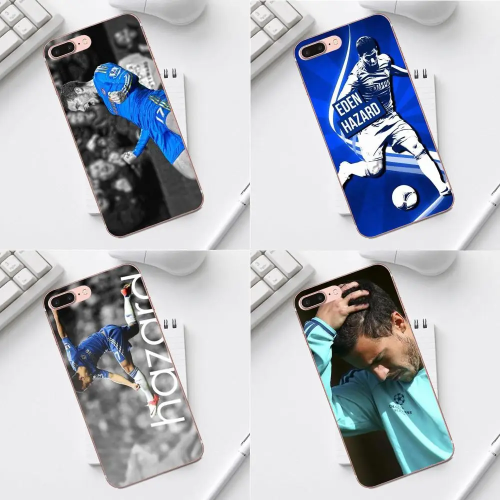 Qdowpz рисунок ТПУ для iPhone 4 4S 5 5C SE 6 6S 7 8 Plus X XS Max XR Galaxy A3 A5 J1 J3 J5 J7 2017 Популярные Eden Hazard 10 |