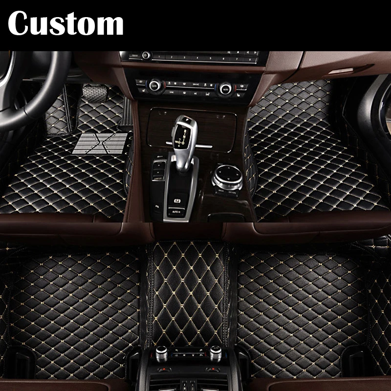 Автомобильные коврики цвета на заказ для Volkswagen Beetle CC Eos Golf Jetta Passat Tiguan Touareg 3D