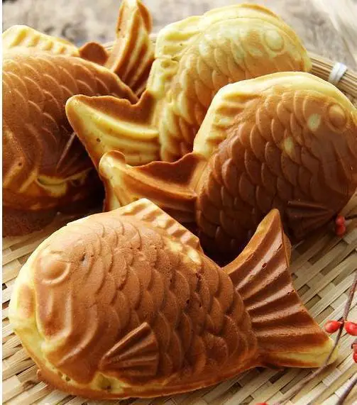 Настоящие новые кондитерские инструменты Cozinha Taiyaki японские рыбовидные Жаростойкие формы для вафель сковородка 2 литых домашнего торта инструмент