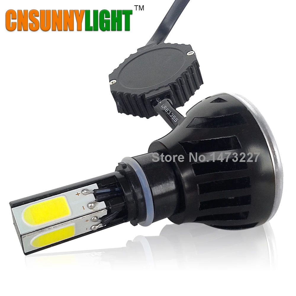 

CNSUNNYLIGHT LED Motorcycle Headlight Bulb H4 H7 H6 p43t BA20d p15d 12V 2400LM High Brightness Replace Motor Head Light