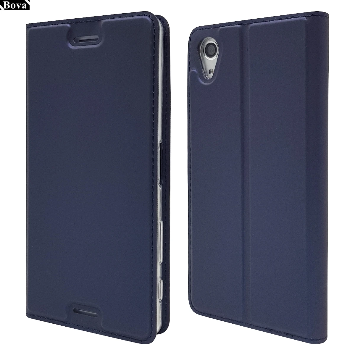 

Ultra-thin Matte Cover Case for Sony Xperia X Performance F8132 Case with Magnetic adsorption function Card Holder business Case