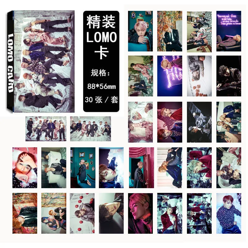 Youpop K-POP BTS Wings J-HOPE JIN альбом ломо карты K-POP Новая Мода Self Made Бумага фото карты Фотокарта LK420
