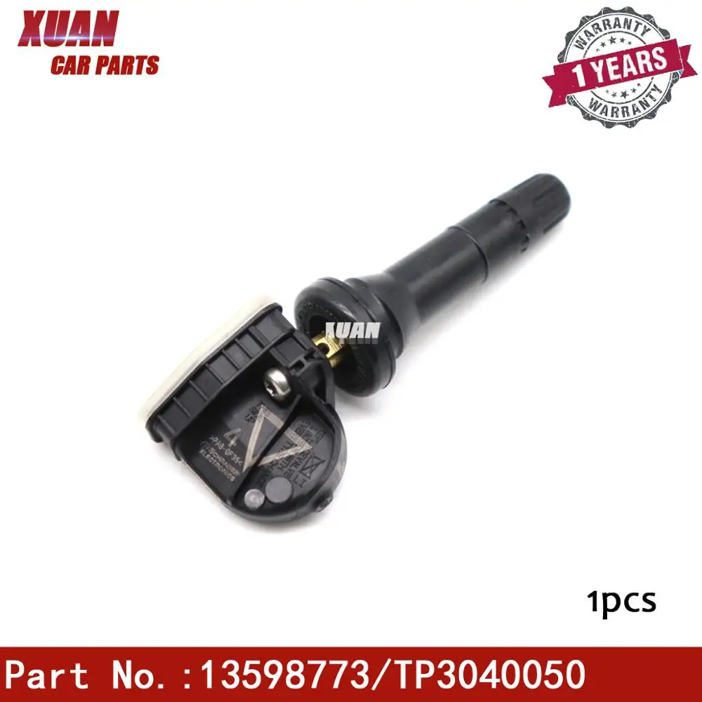 XUAN 1PCS TPMS Tire Pressure Monitor Sensor 13598773 TP3040050 For Opel Ampera-e Antara Bolt Karl Mokka Viva 433mhz