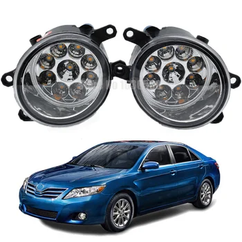 

2pc For Toyota Camry 2006-2012 H8 H11 Right + Left Fog Light Car LED Light Daytime Running Light DRL White yellow