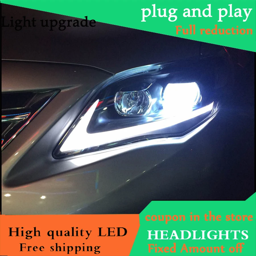 Car Styling Head Lamp case For Toyota Corolla Altis Headlights 2011