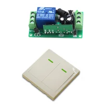 Smart Home 9V12V 24V Ceiling Lamp Light LED Bulb Remote Control Switch Wireless Wall Pannel Transmitter Input Output RF Receiver
