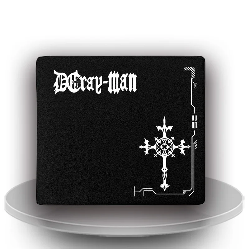 

New Japan Anime Wallets D.Gray-man Allen Walker Men Leather PU Wallet Card Photo Holder Bifold Short Purse Gift