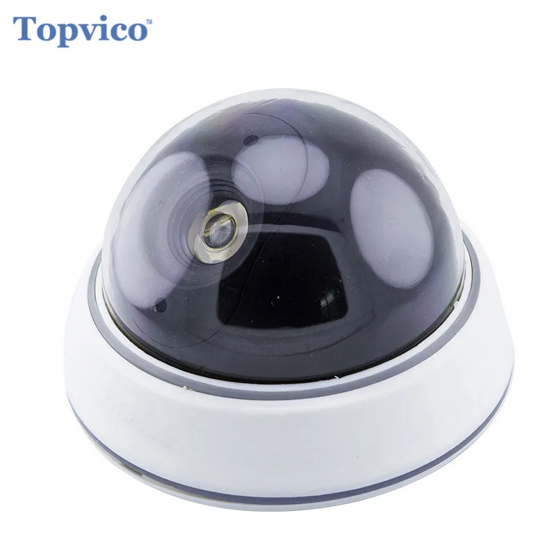 

Dummy Camera Flicker Blinking LED Indoor Fake Surveillance Security Camera CCTV Dome Home Security Battery Powered