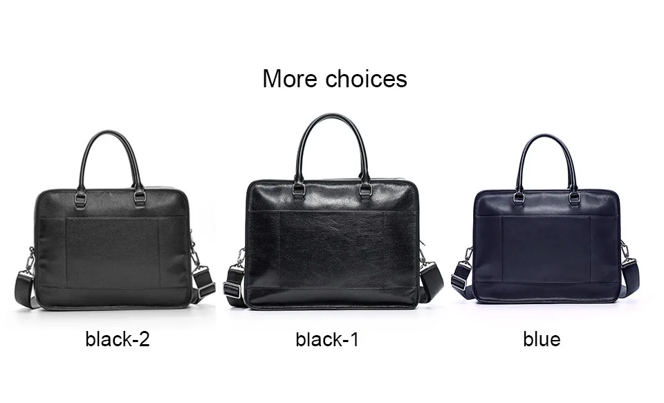 LUENSRO коровья натуральная кожа портфель черные деловые мужские сумки сумка на плечо для ноутбука сумка-портфель сумки через плечо мужские сумки