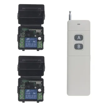 

3000m Long Distance Mini DC 12V 1 CH 10A RF Wireless Remote Control Switch System 2CH Transmitter +1CH Receiver
