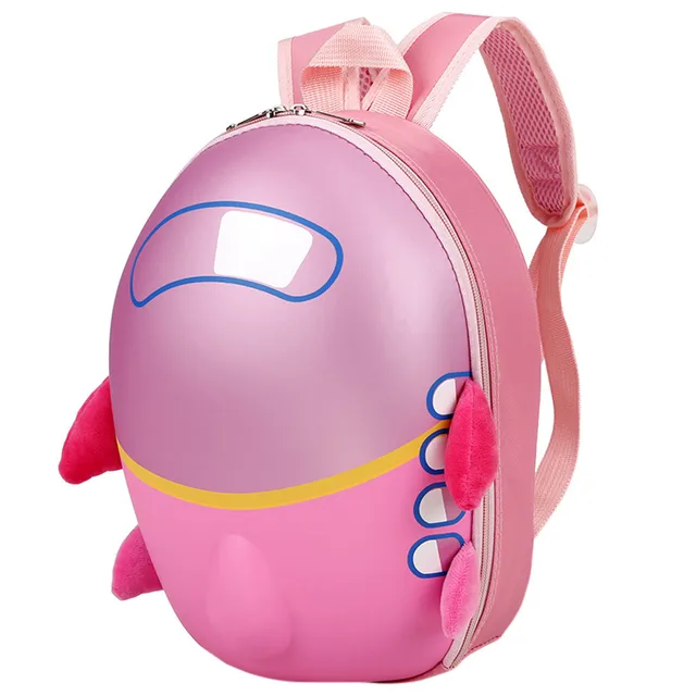 Cute Egg Shell Kids Backpack Plastic+Polyester Students Toddler School
