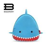BAGSMART Animal Waterproof Kids Baby Bags Kindergarten Neoprene Blue Children School Bags For Girls Boys Cute