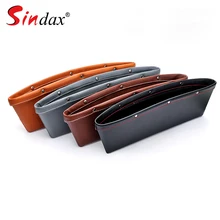 Кожаный Автомобильный ipocket автомобильный органайзер для сидений, органайзер для хранения в космическом магазине, герметичный карман с разрезом, Прямая поставка