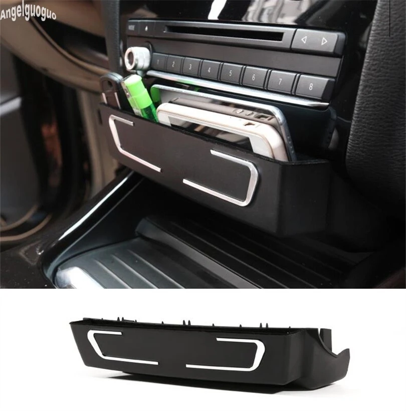 

angelguoguo Car upgrade Storage Box Console CD Panel Replacement armrest for BMW X3 X4 series 2014-2017 car-styling accessories