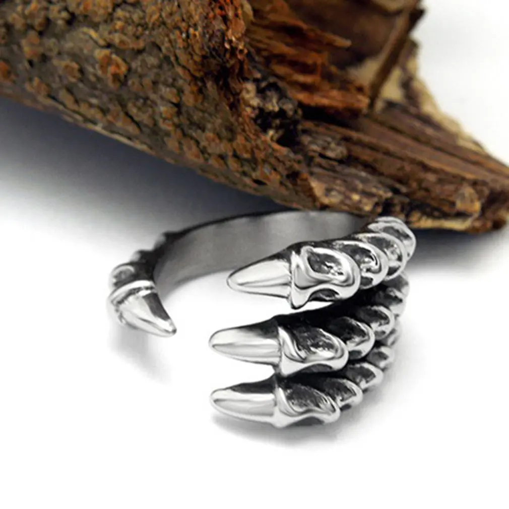 GENBOLI 1PC Metal Stainless Steel Men Rings Punk Male Simple Jewelry Ring Wholesale Business Titanium Boy Gift