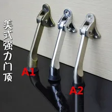 2 pcs Door Fittings Zinc Alloy Feet Kickdown Door Stopper Satin Chrome Lever Door Holder Rubber Door Stop Hardware door buffer 2 pcs Door Fittings Zinc Alloy Feet Kickdown Door Stopper Satin Chrome Lever Door Holder Rubber Door Stop Hardware door buffer