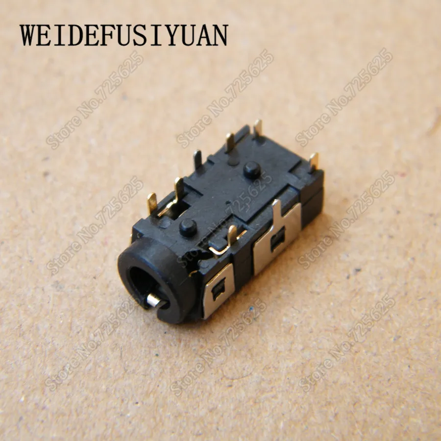 10PCS 8P 8pin Connector Audio Headphone Microphone Jack Port Socket for Laptop Netbook Taptop pc