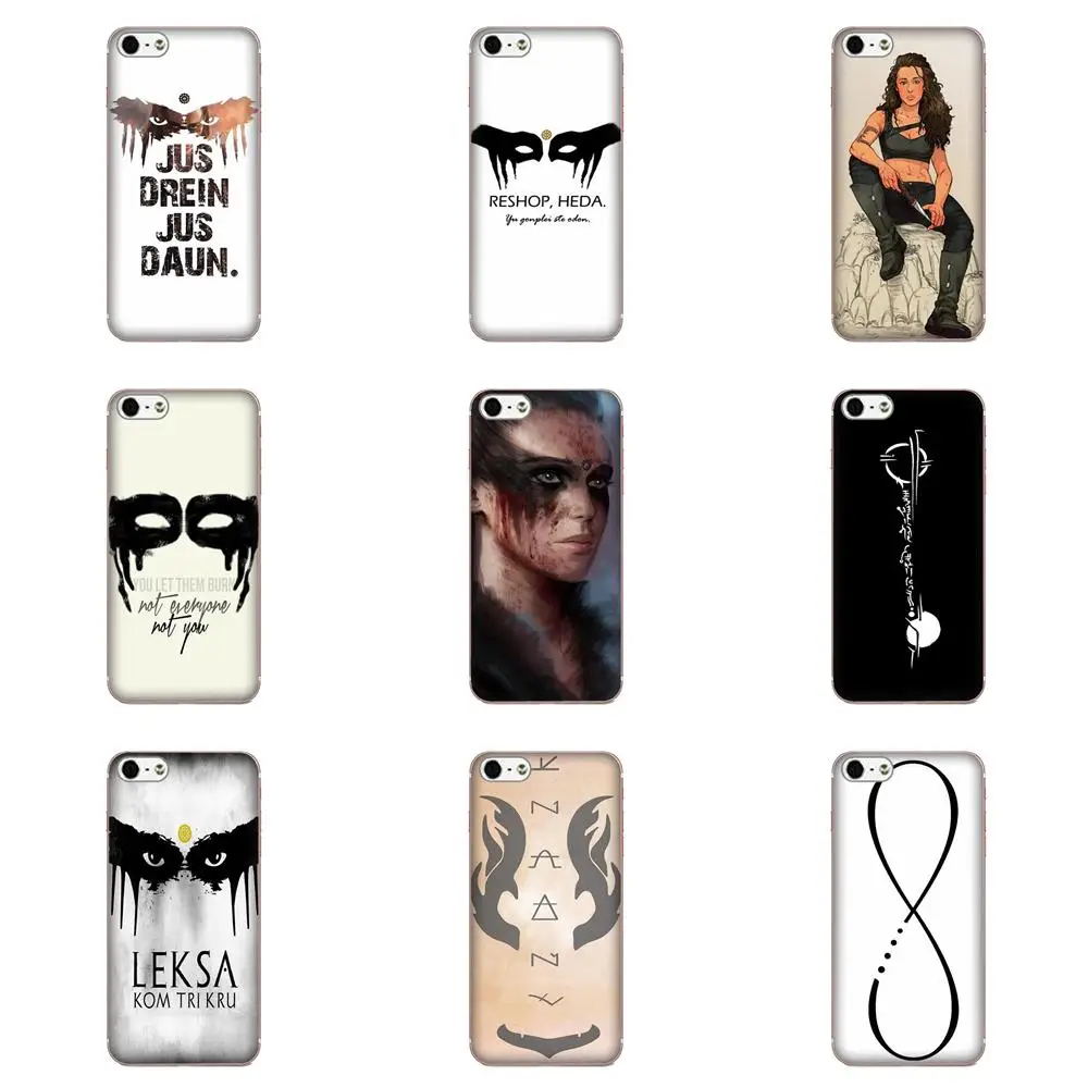 Мягкие сумки из ТПУ чехлы для Apple iPhone 4 4S 5 5C 5S SE 6 6S 7 8 Plus X XS Max XR Lexa Tattoo The 100 Black Soft |