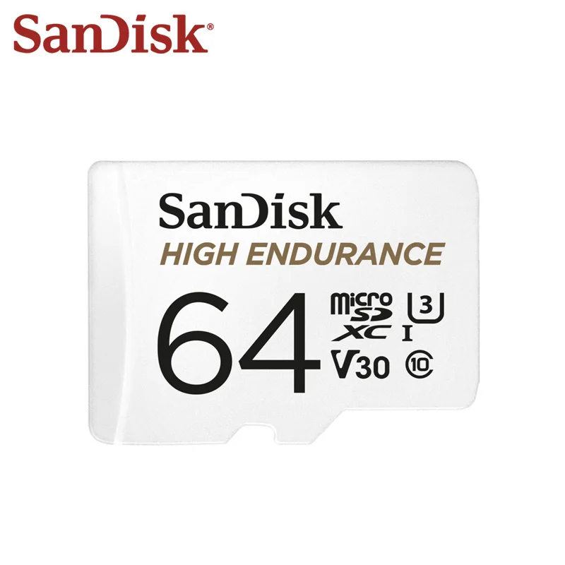

100% Original SanDisk High Endurance Memory Card 64GB 32GB 100MB/S 128GB 256GB Class 10 U3 Micro SD Card For Video Monitoring