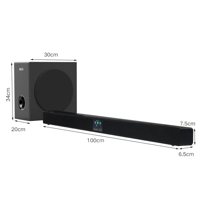 JY Audio A1S ТВ Саундбар профессиональные домашние театральные колонки с сабвуфером