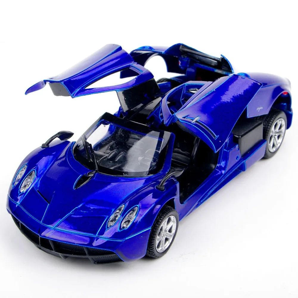 1/32 Scale Blue Alloy Pagani Zonda Pull Back Toy Car Diecast Model With