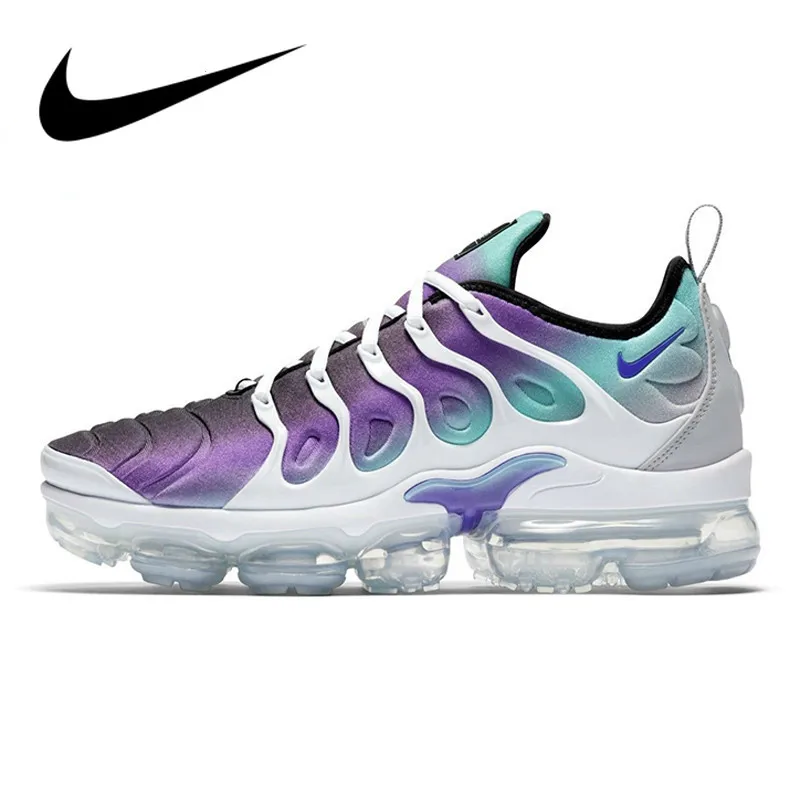 

Original Authentic Nike Air Vapormax Plus Grape TM Women's Running Shoes Comfortable Athletic Designer Footwear New 924453-101