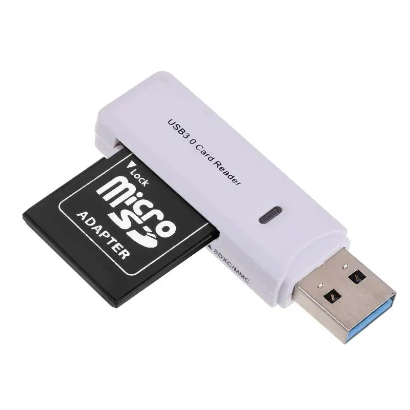 Mini USB 3 0 High Speed Card Reader Class10 Support SD Micro TF SD MMC SDXC 4